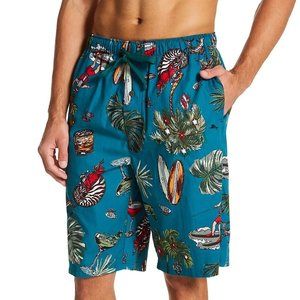 Tommy Bahama Printed Cotton Woven Holiday Jam Shorts Men's Size S $40 Santa